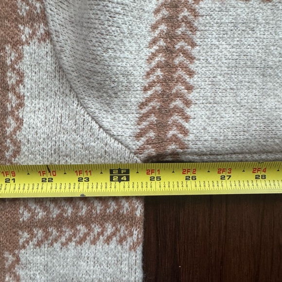 NWT Z Supply Tyler Plaid Button-Up Sweater Jacket - Cream and Brown - Picture 10 of 10